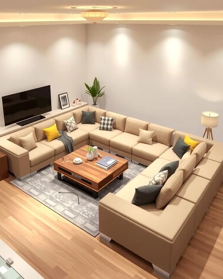 Modular Sectional Sofas - 30 Living Room Furniture Ideas