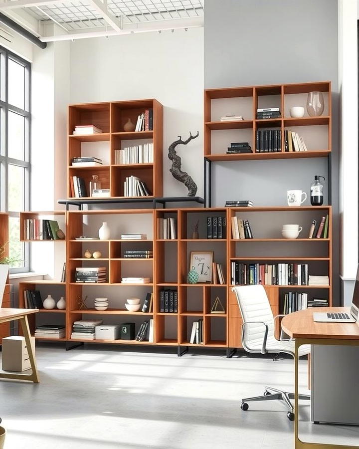 Modular Shelving Units 2 - 25 Office Storage Ideas