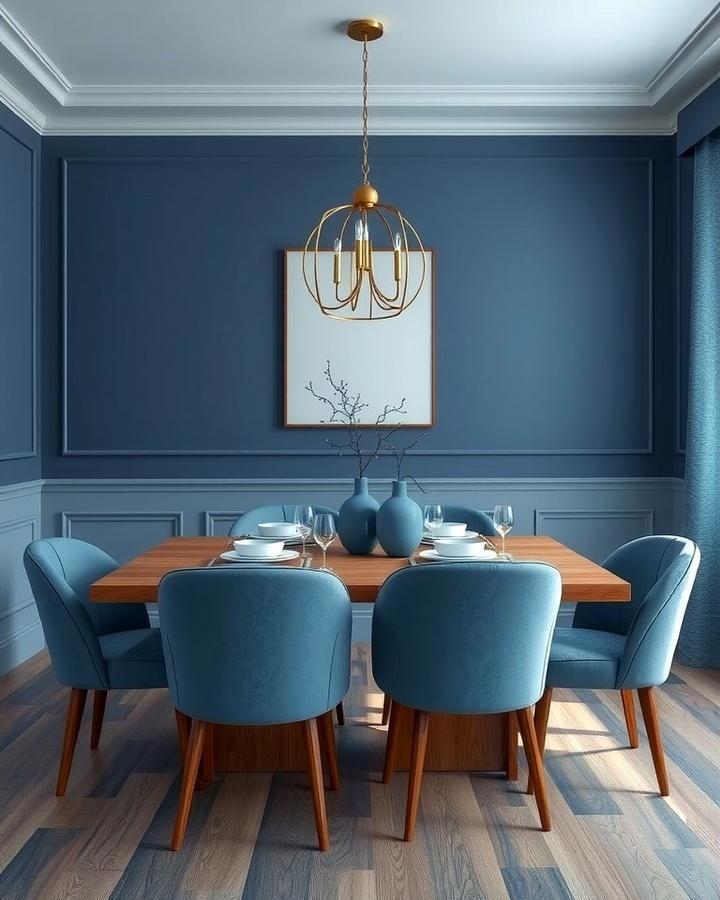 Monochromatic Dining Room - 25 Modern Dining Room Ideas