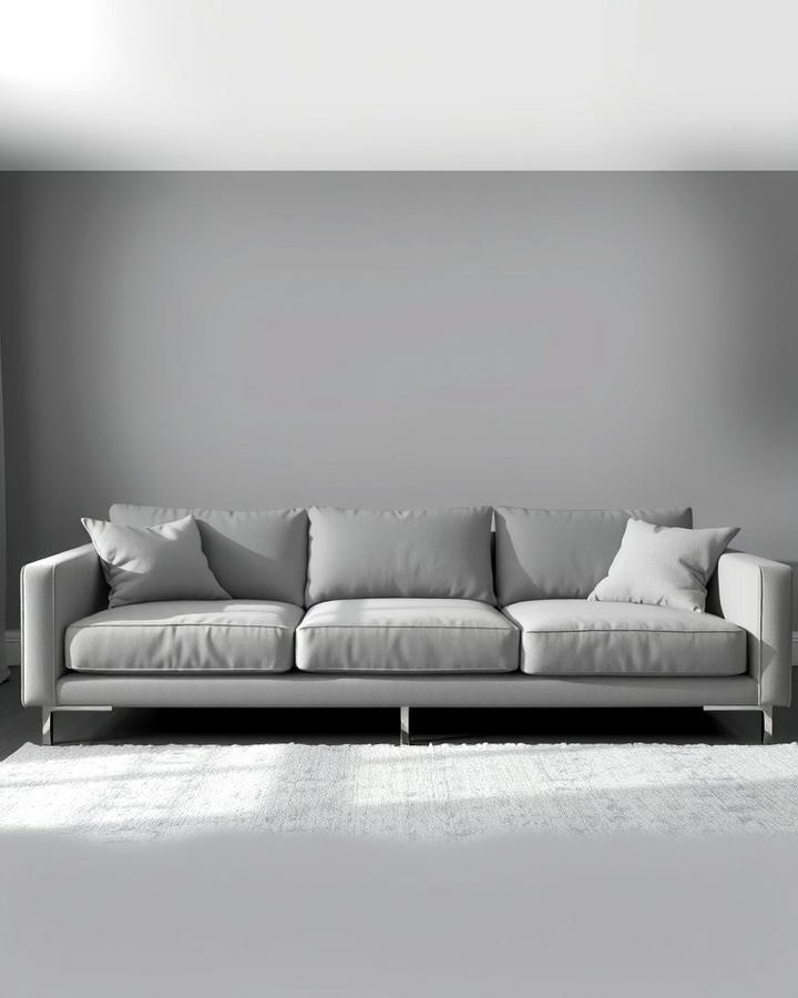 Monochromatic Elegance with Shades of Grey - 30 Grey Couch Living Room Ideas