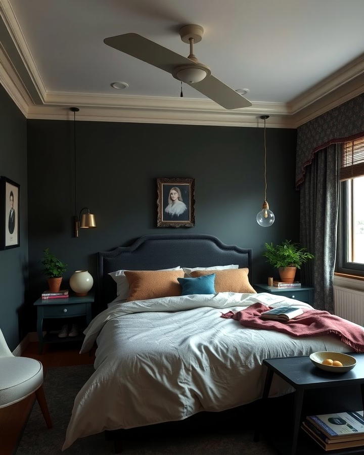 Moody Color Palette - 30 dark academia bedroom ideas