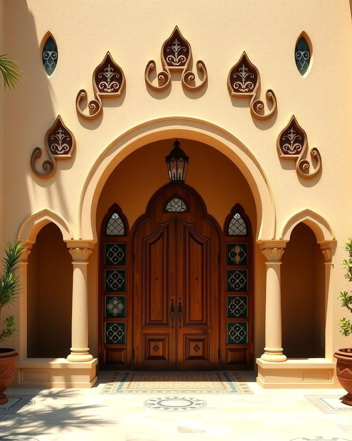 Moorish Inspired Arches - 25 spanish style front door ideas