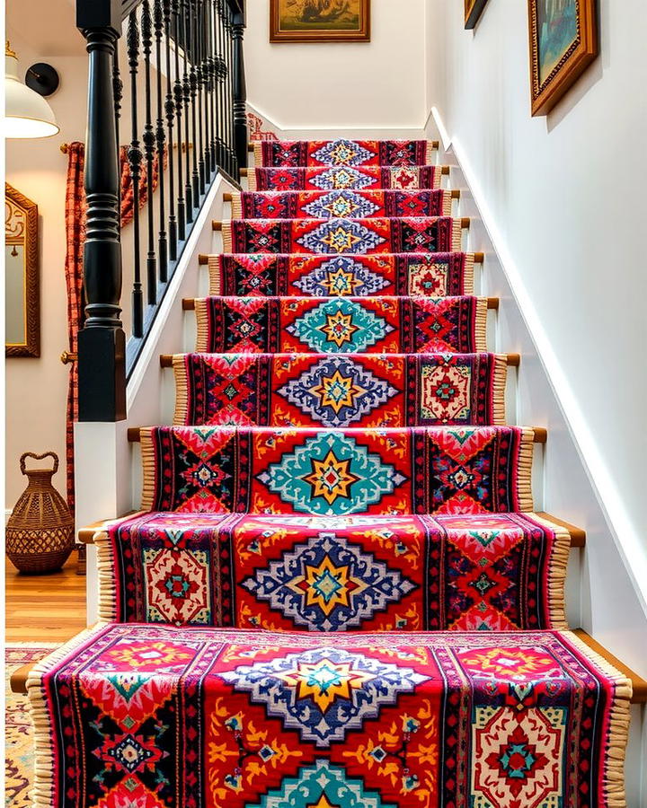 Moroccan Inspired Patterns - 25 Stair Runner Ideas