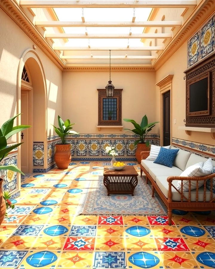 Moroccan Inspired Tiles - 25 patio tile ideas