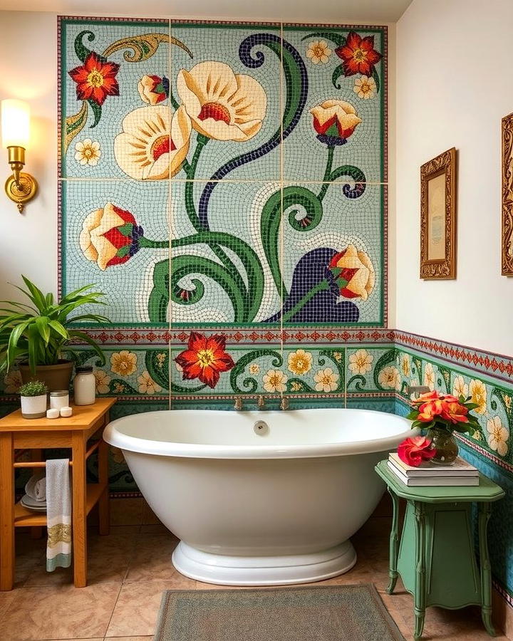 Mosaic Tile Accents - 30 Art Nouveau Interior Design Ideas