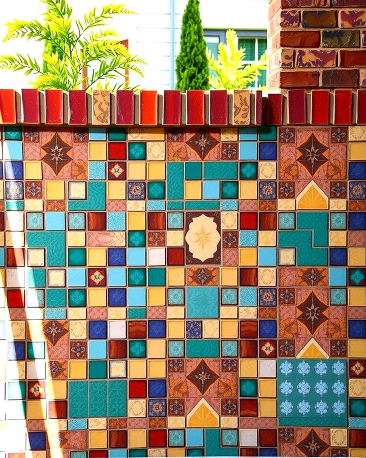 Mosaic Tile Walls - 25 Patio Wall Ideas