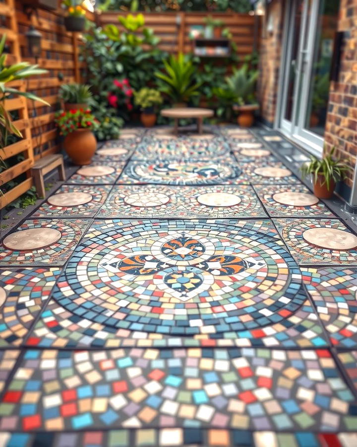 Mosaic Tiles for Artistic Expression - 25 patio tile ideas