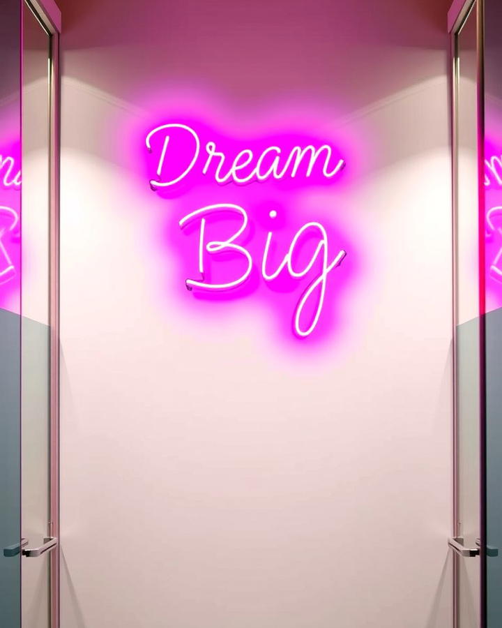 Motivational Neon Signs - 25 Office Wall Decor Ideas