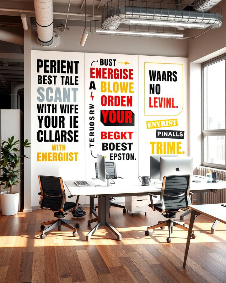 Motivational Quotes Mural - 25 Office Wall Murals