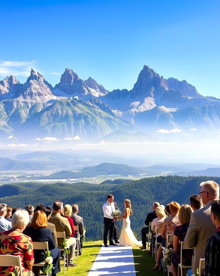 Mountain View Ceremony - 30 Wedding Ceremony Ideas