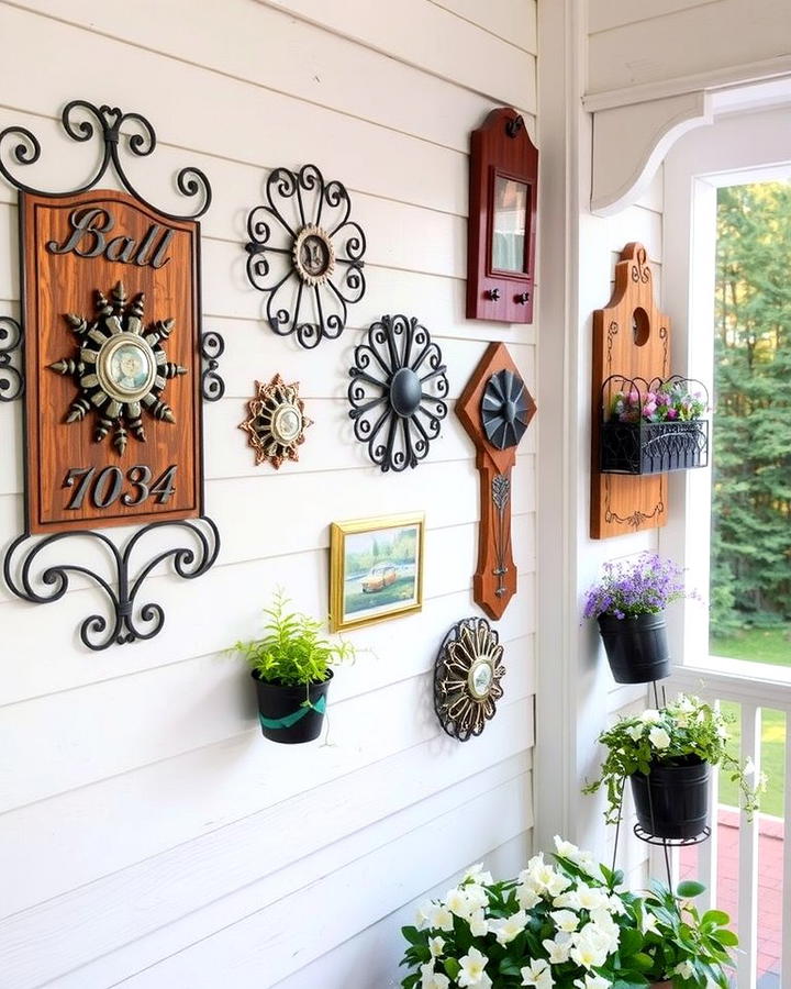 Mounted Wall Decor - 25 Small Screened-in Porch Ideas