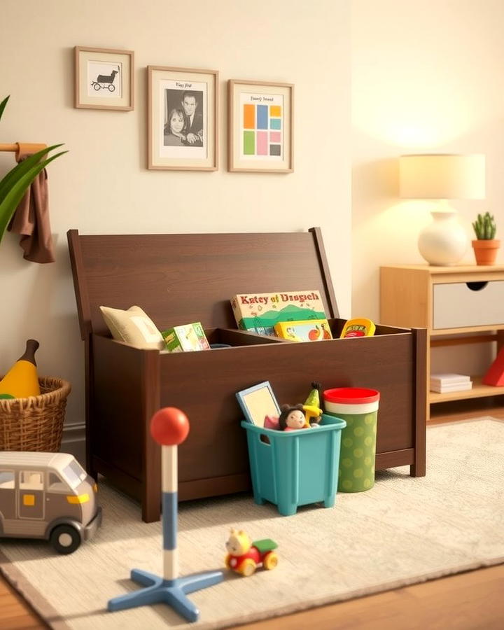 Multi Compartment Toy Chests - 25 Playroom Storage Ideas