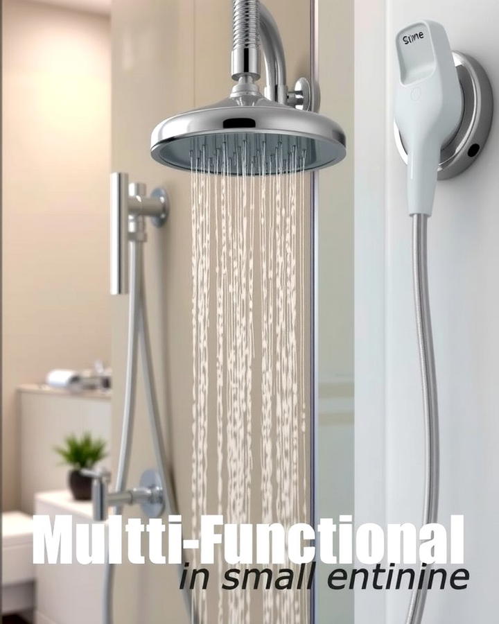 Multi Functional Fixtures - 25 Small Ensuite Design Ideas