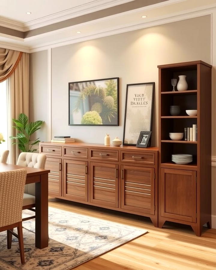 Multi Functional Sideboards - 30 Dining Room Storage Ideas