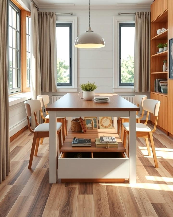 Multi Functional Storage Tables - 30 Dining Room Storage Ideas