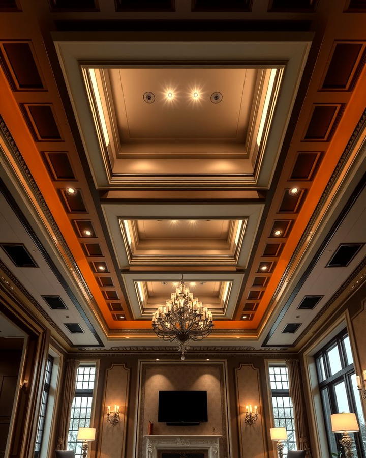 Multi Layered Tray Ceiling Designs - 25 tray ceiling ideas