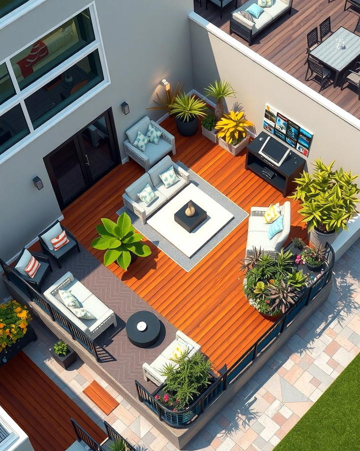 Multi Level Deck Design 2 - 25 Small Deck Ideas