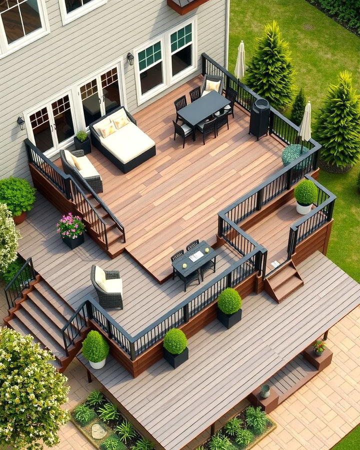 Multi Level Deck Design - 25 Small Deck Ideas