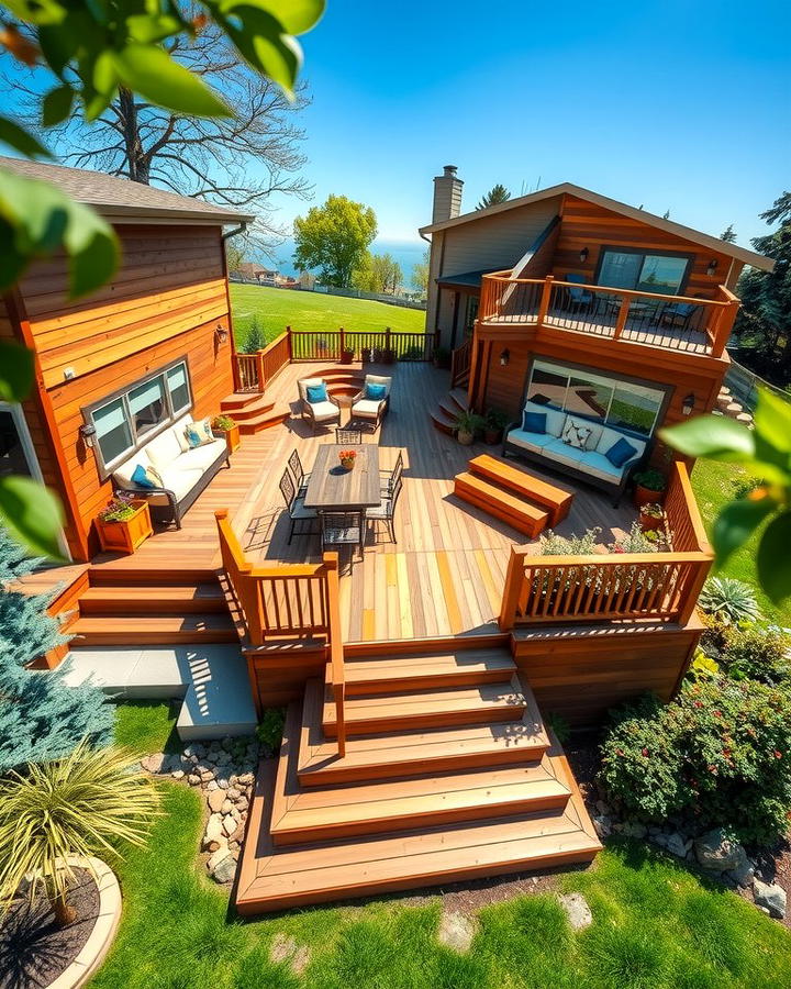 Multi Level Decks - 25 Wood Deck Ideas