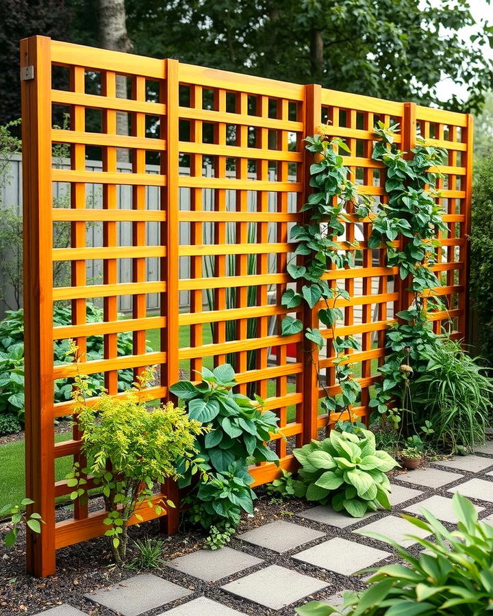 Multi Panel Trellis Divider - 25 Trellis Ideas