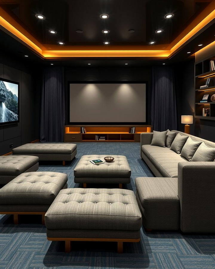 Multi Purpose Furniture for Flexible Use - 30 Media Room Ideas