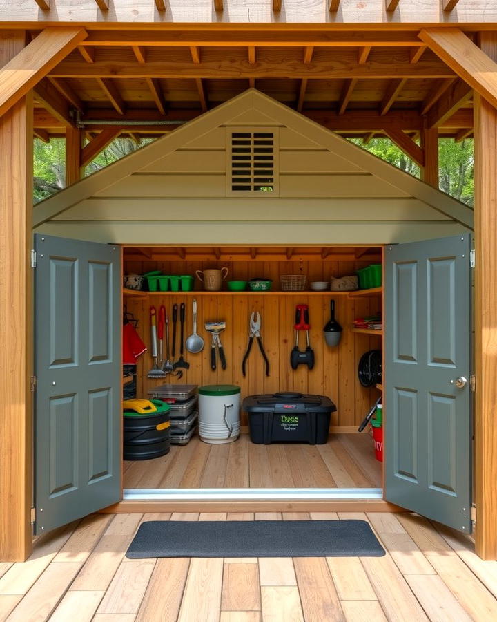 Multi Purpose Garden Shed - 25 Under Deck Landscaping Ideas