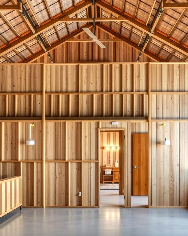 Multi Purpose Partition Walls - 25 Pole Barn Interior Ideas