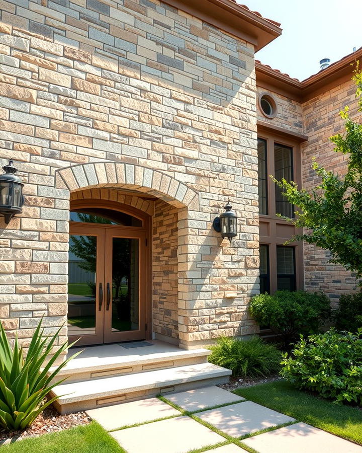 Multi Toned Stone Blends - 25 Stone Exterior Home Ideas