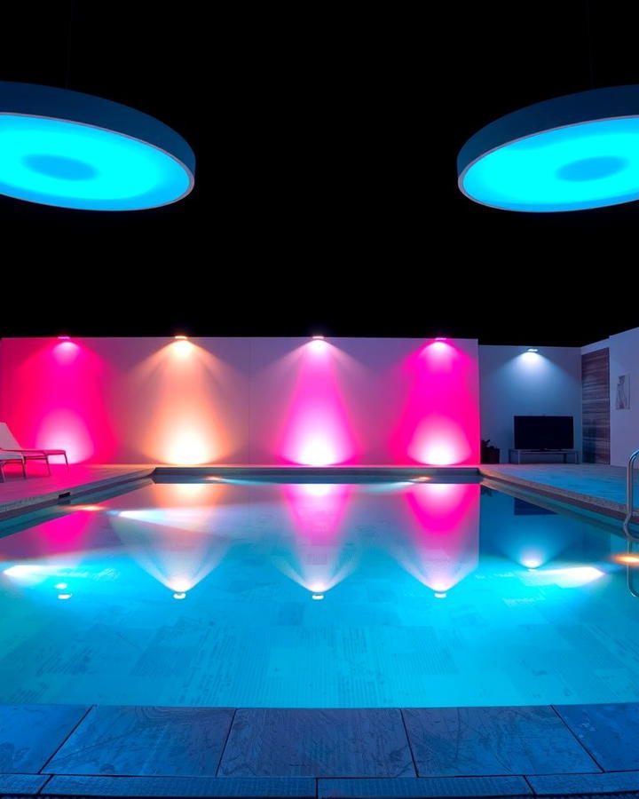 Multi Zone Lighting Systems - 25 Pool Lighting Ideas