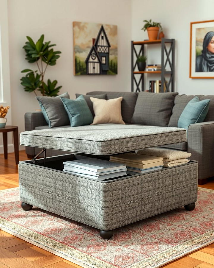 Multifunctional Ottomans - 30 Living Room Furniture Ideas