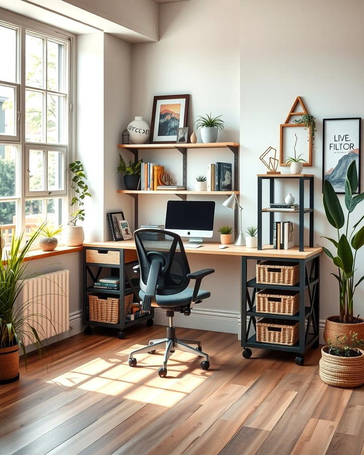 Multifunctional Workspace - 25 Morning Room Ideas