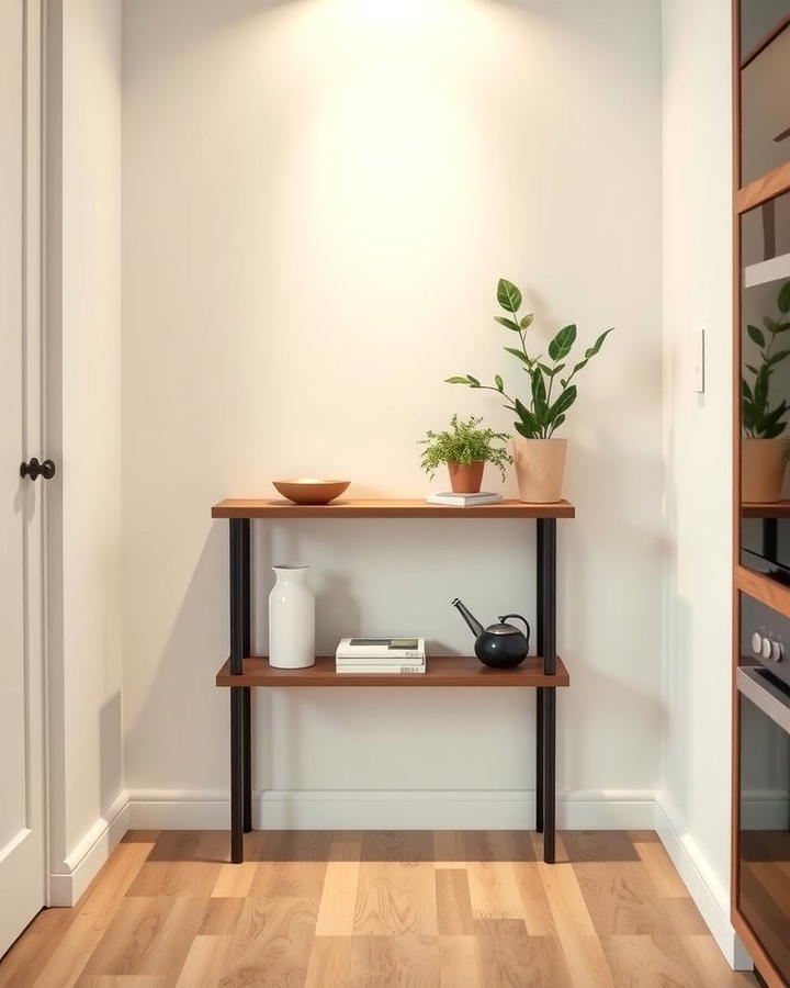 Narrow Console Table - 25 Small Kitchen Table Ideas