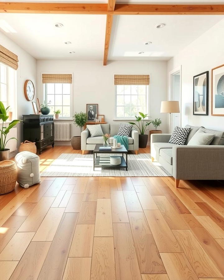 Natural Oak Warmth - 25 Wood Floor Colors