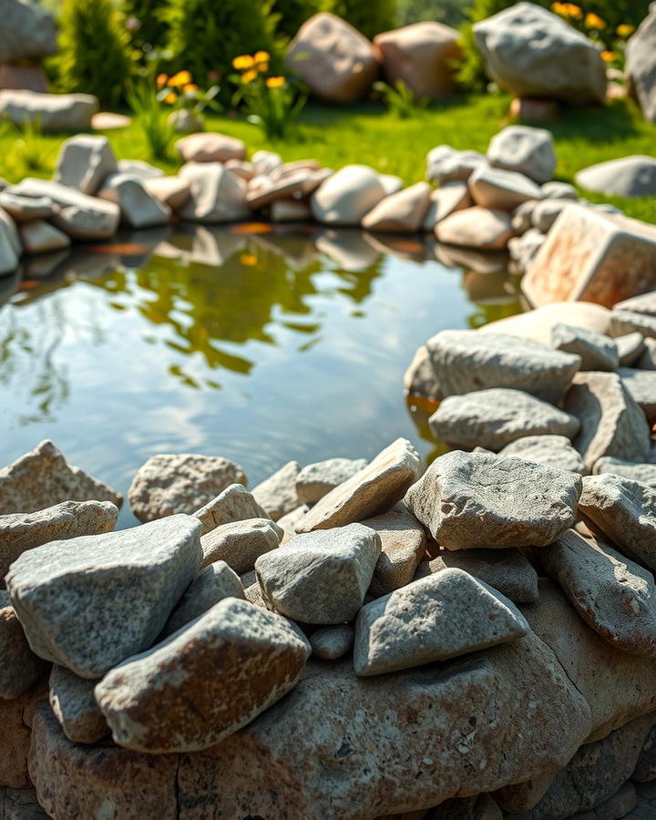 Natural Stone Borders - 25 Pond Edging Ideas