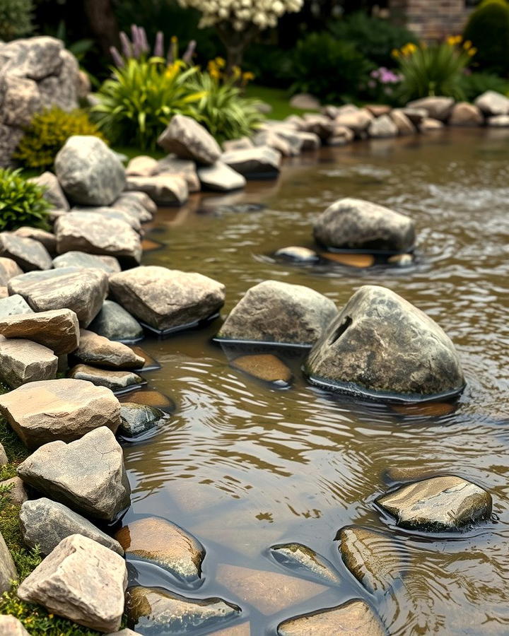 Natural Stone Edges - 25 Pond Edging Ideas