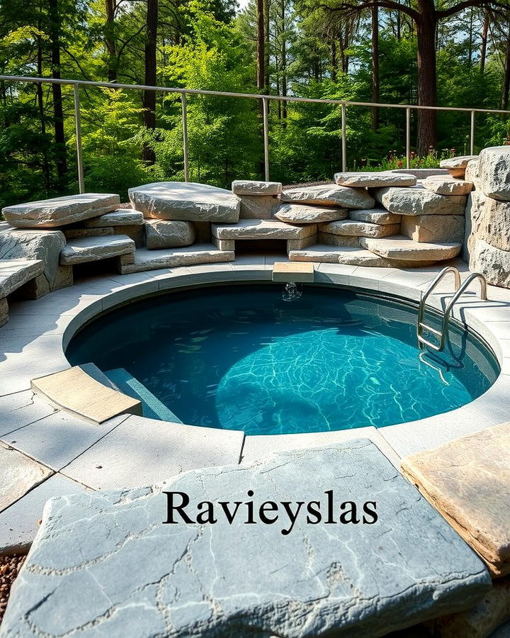 Natural Stone Plunge Pool - 25 Plunge Pool Ideas