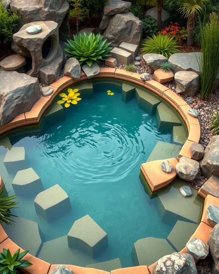 Naturalistic Spool Pool - 25 Spool Pool Ideas