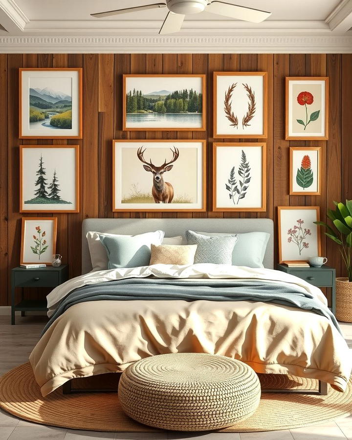 Nature Inspired Artwork - 30 Forest Themed Bedroom Ideas