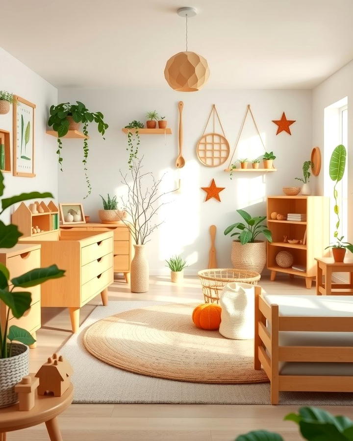 Nature Inspired Decor for a Calming Atmosphere - 25 montessori nursery ideas