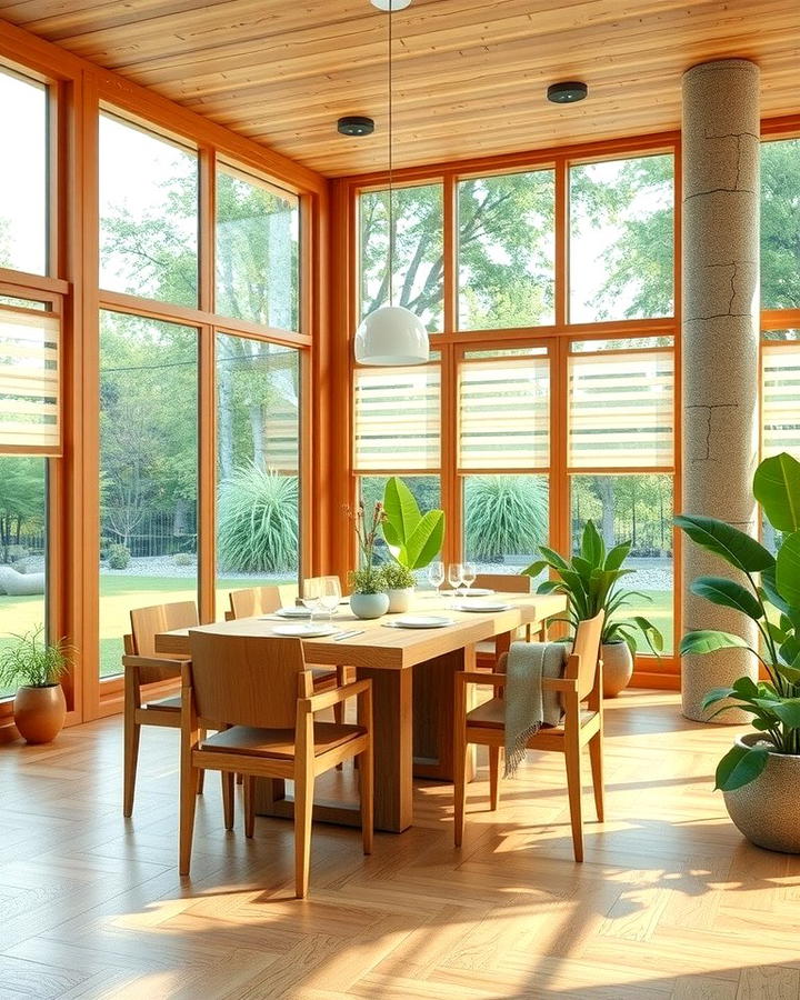 Nature Inspired Dining Room - 25 Modern Dining Room Ideas