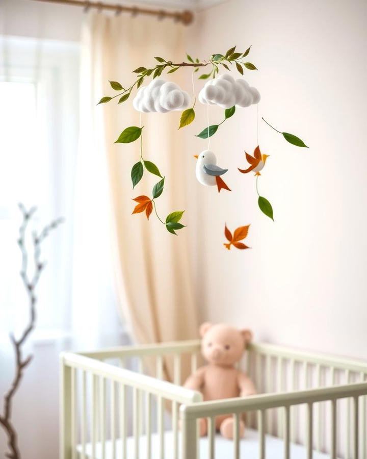 Nature Inspired Mobile - 30 Nature Themed Nursery Ideas