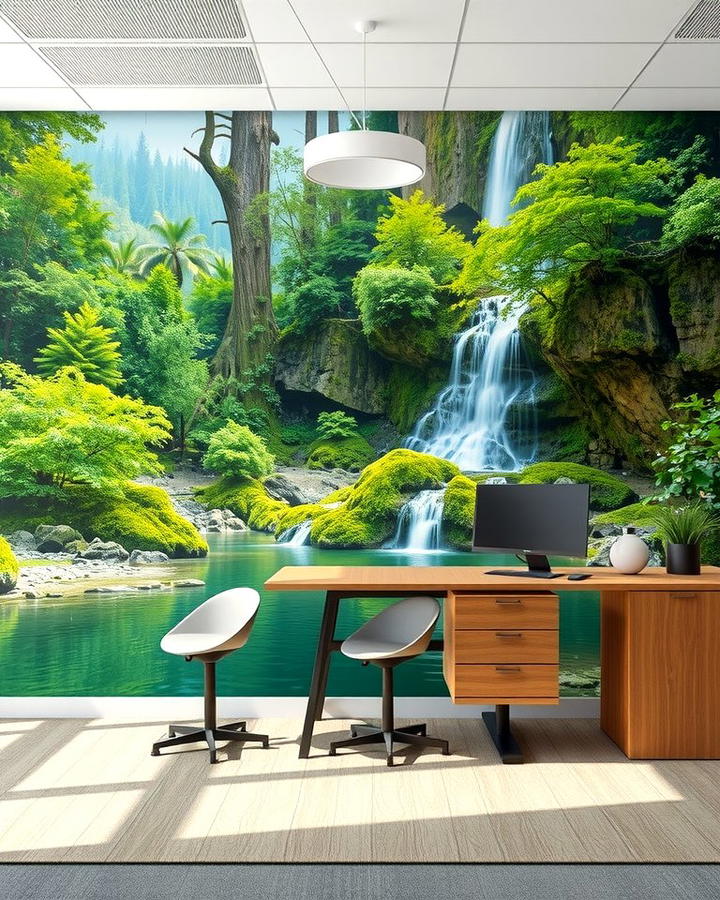 Nature Inspired Wall Murals - 25 Office Wall Murals