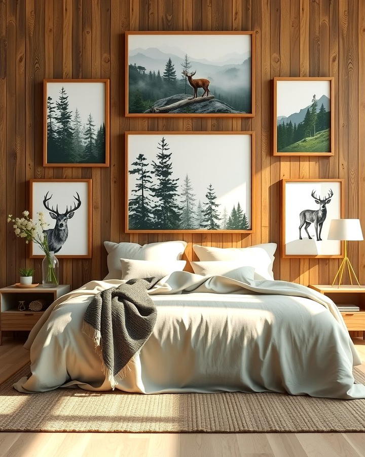 Nature Themed Artwork - 30 Forest Themed Bedroom Ideas