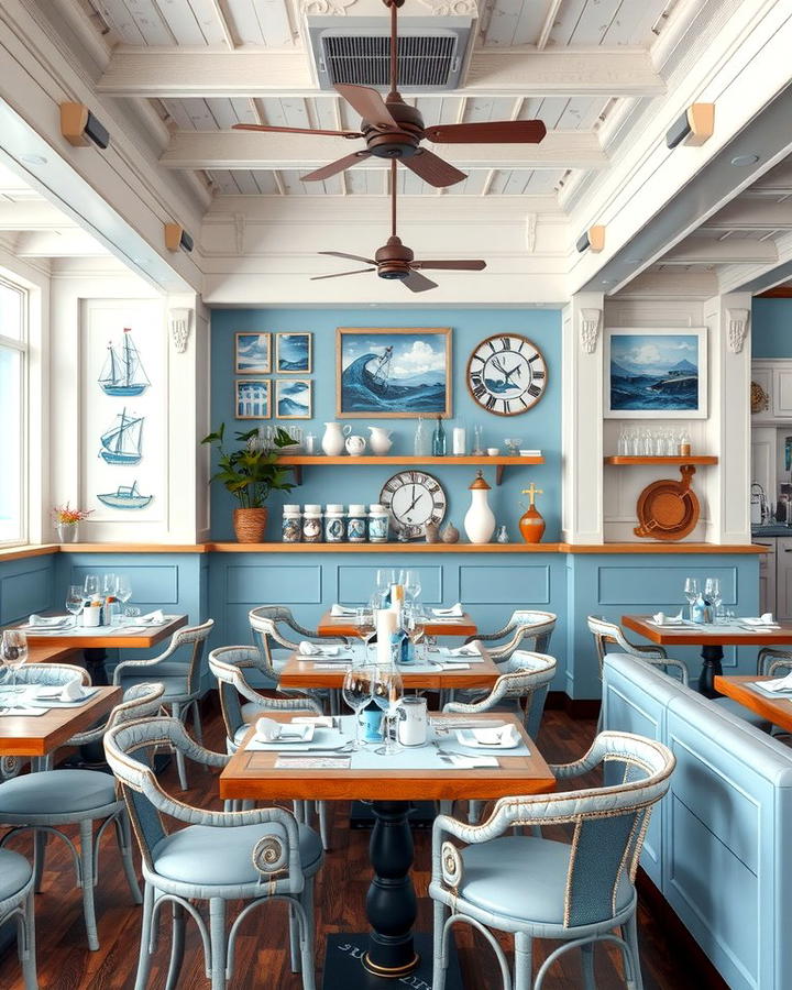 Nautical Charm - 25 Restaurant Interior Design Ideas