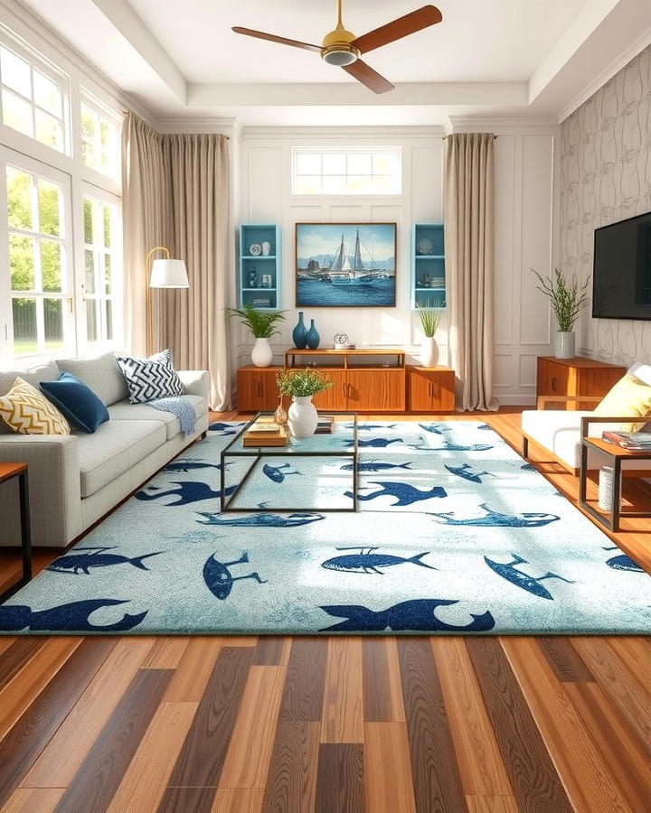 Nautical Themed Rugs - 25 Nautical Decor Ideas