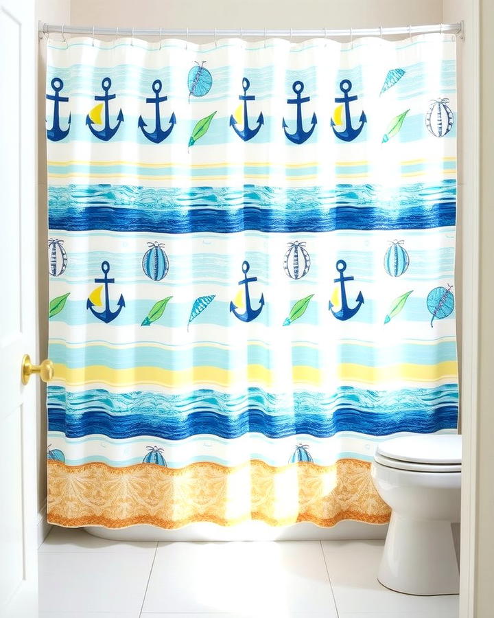 Nautical Themes for Coastal Charm - 25 Shower Curtain Ideas