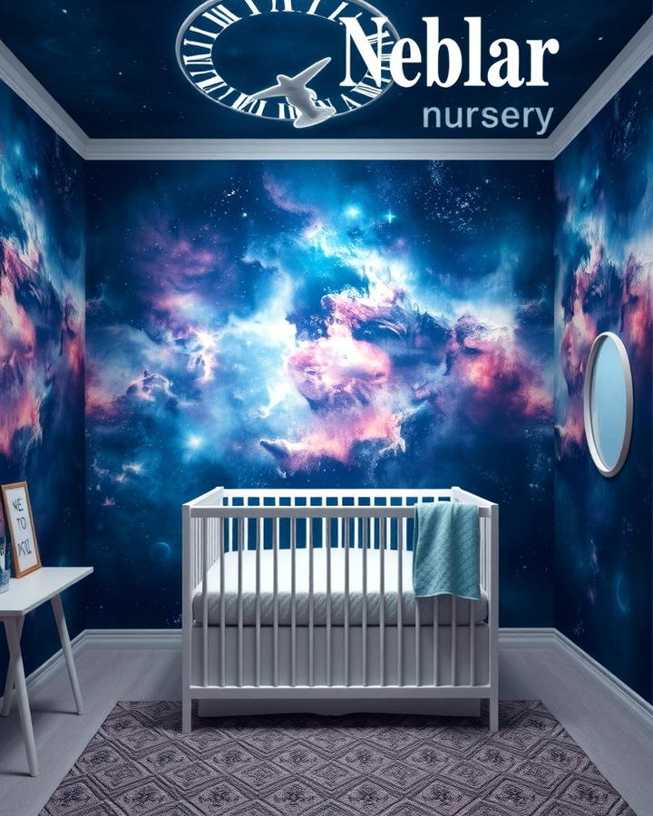 Nebula Inspired Paint Colors - 25 Space-themed Nursery Ideas