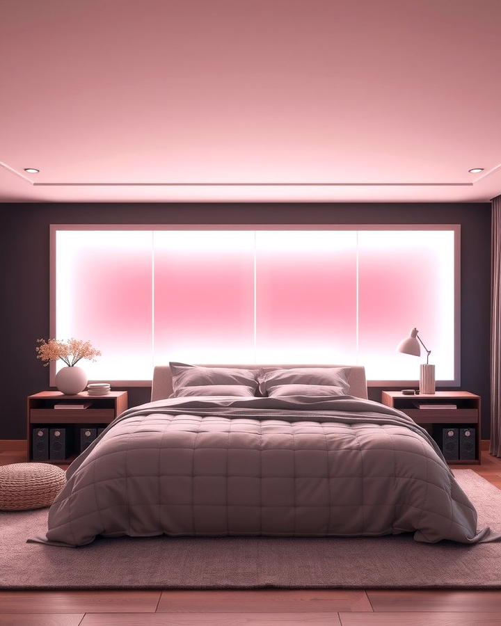 Neon Headboard Panels - 25 Neon Bedroom Ideas