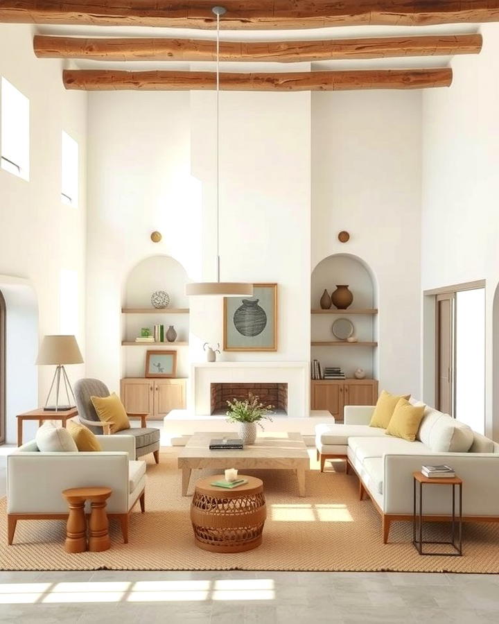 Neutral Color Palette - 25 Spanish Style Living Room Ideas