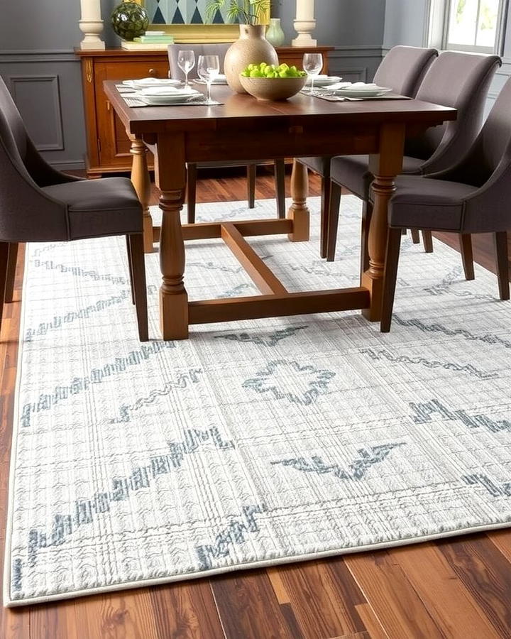 Neutral Gray Rugs - 30 Gray Dining Room Ideas